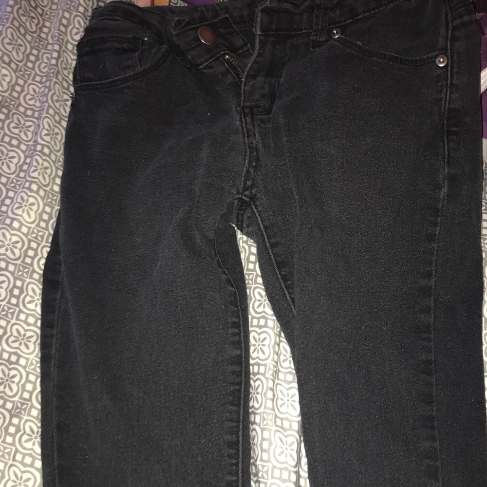 Straight super skinny black jeans from forever 21